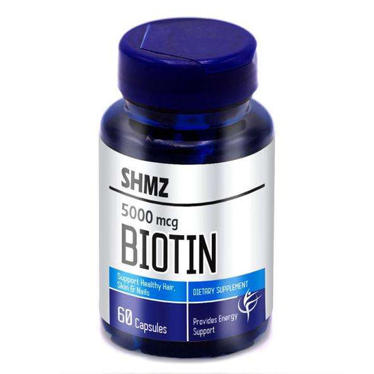 Biotin 5000 mcg – Hair, Skin & Nail Support Supplement