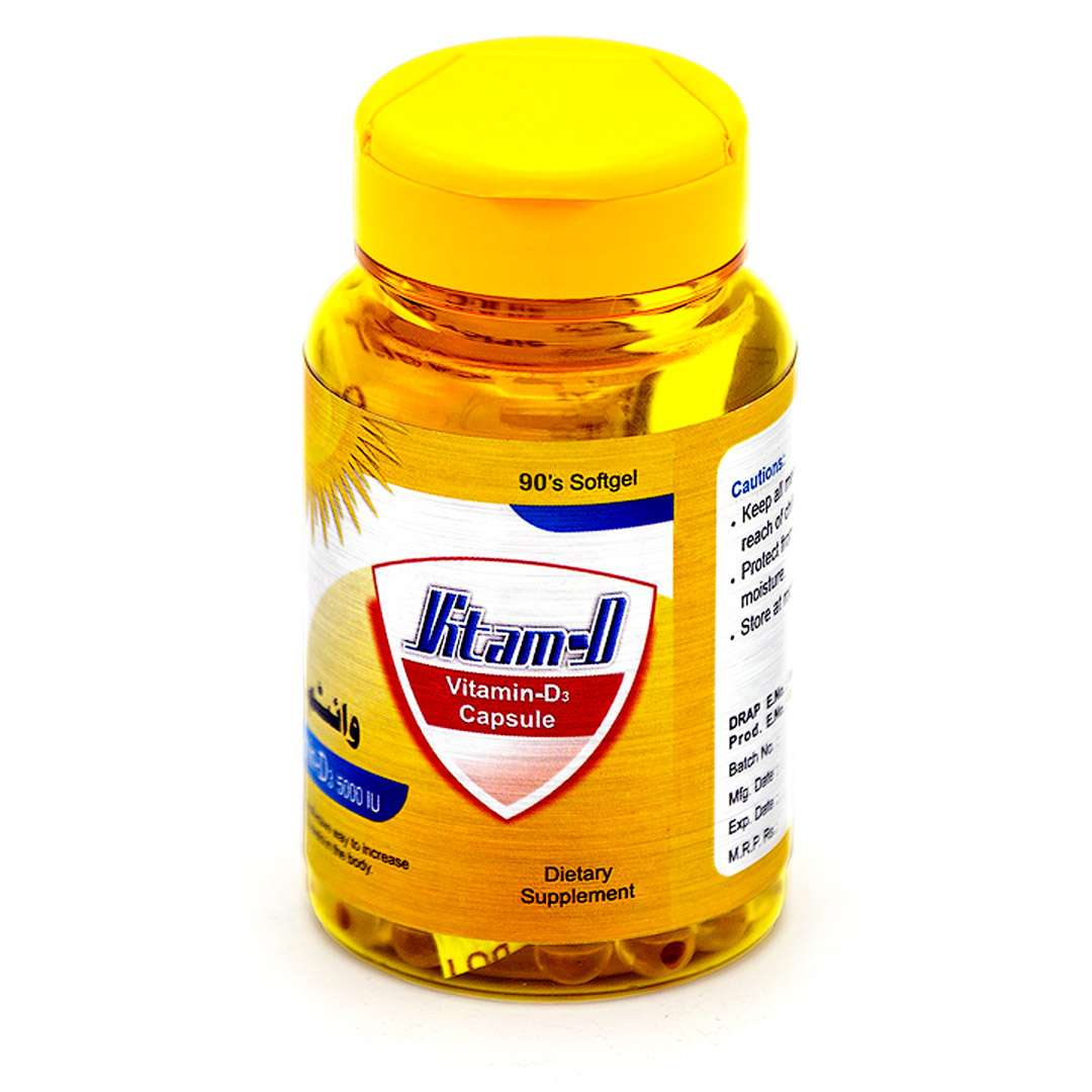 Vitam-D Vitamin D3 supplement for bone and immune support by SHMZ Pharma